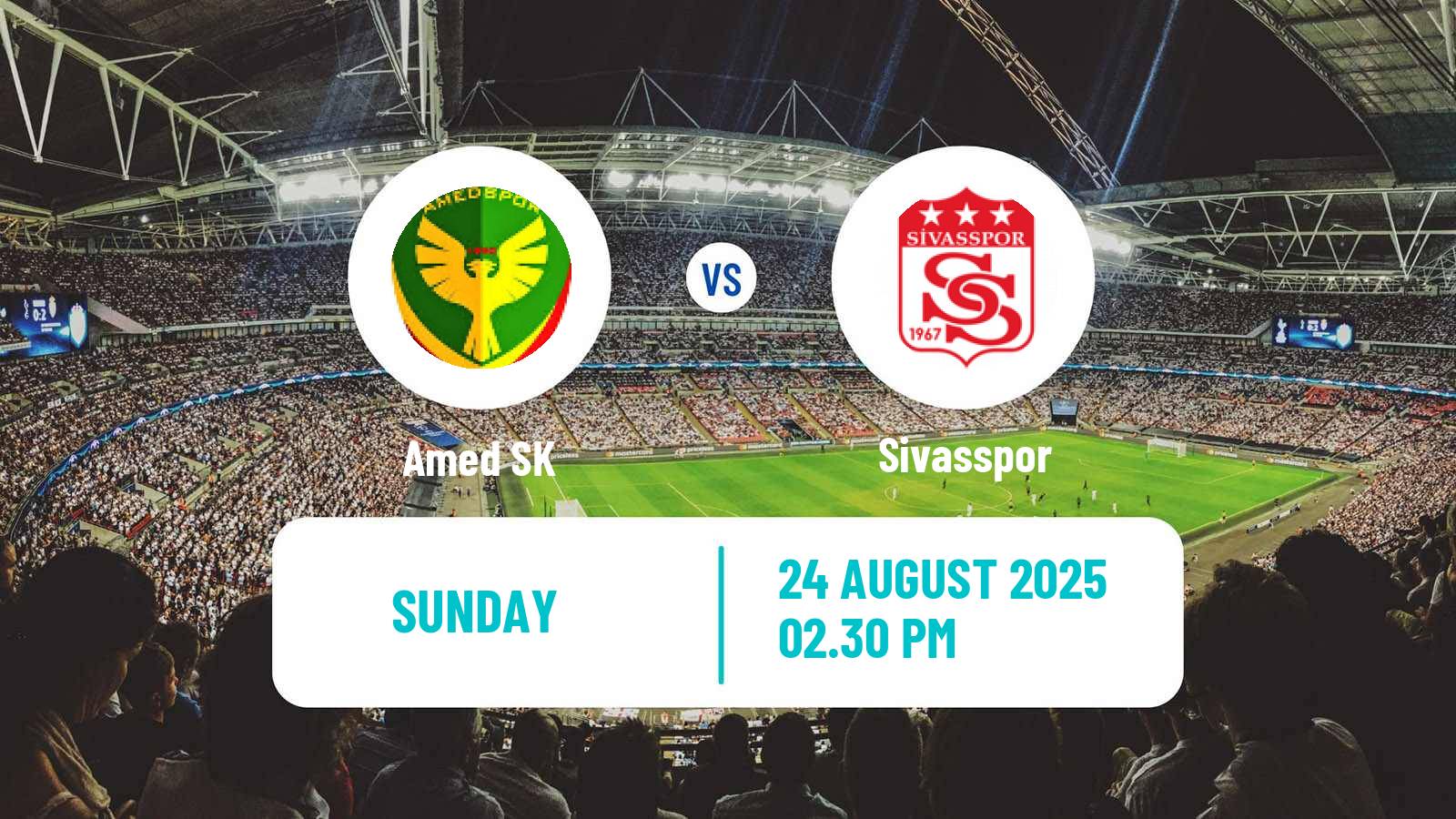 Football Turkish First League Amed SK - Sivasspor