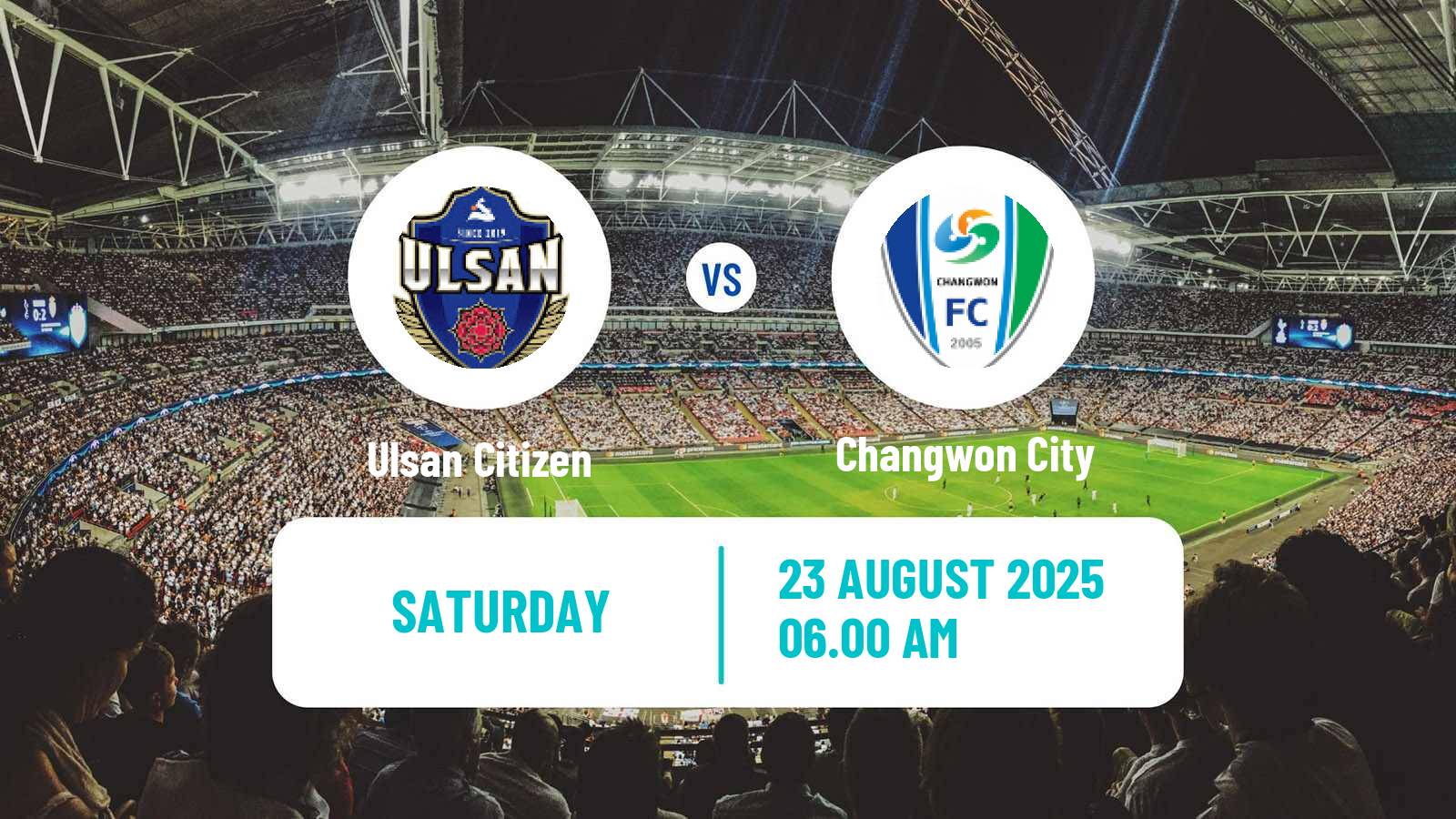 Football South Korean K3 League Ulsan Citizen - Changwon City