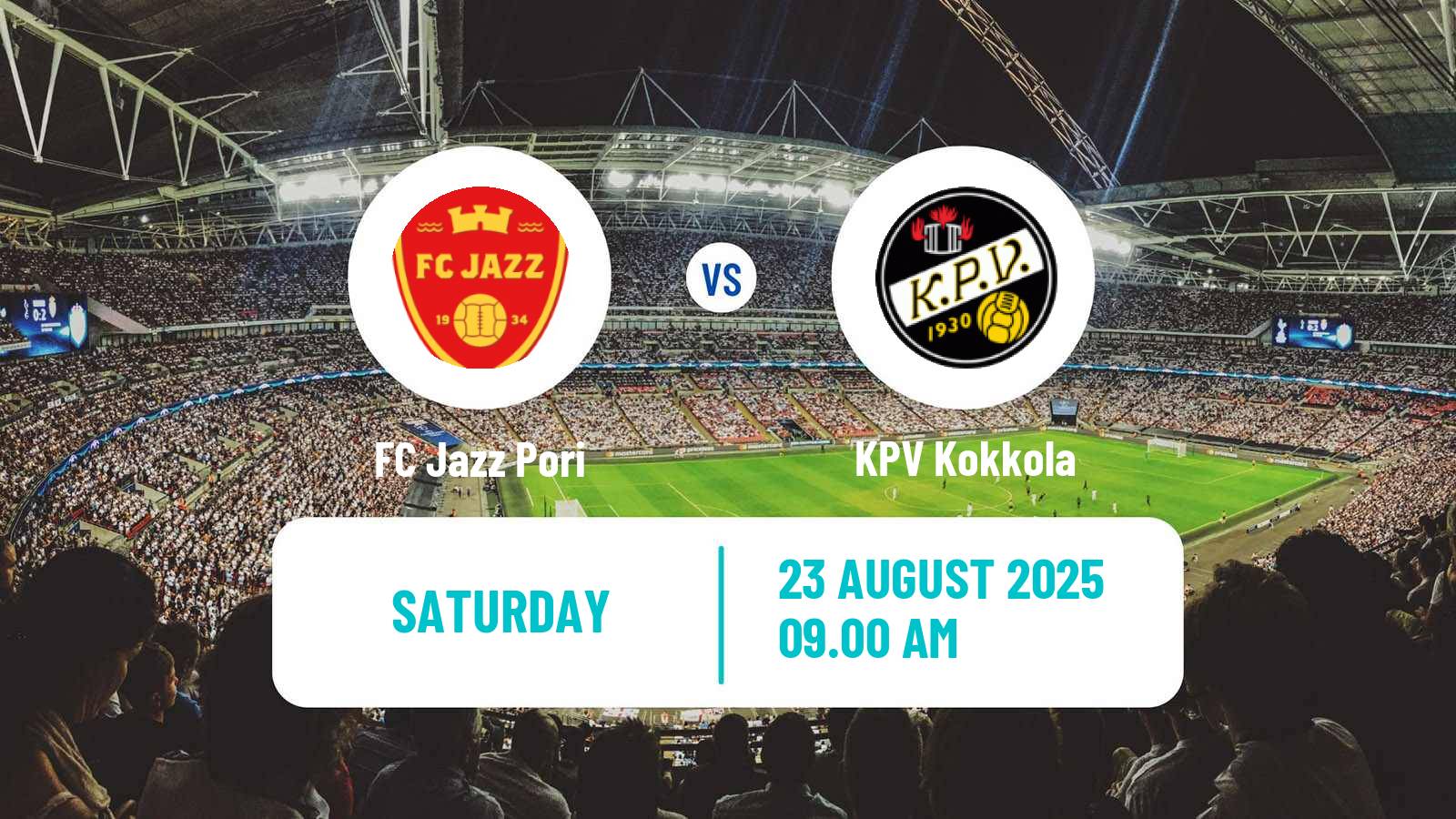 Football Finnish Ykkonen Jazz Pori - KPV Kokkola