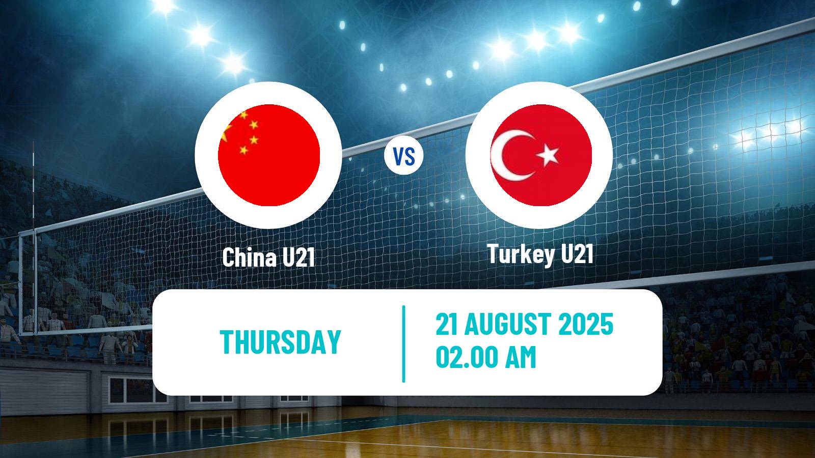Volleyball World Championship U21 Volleyball China U21 - Turkey U21