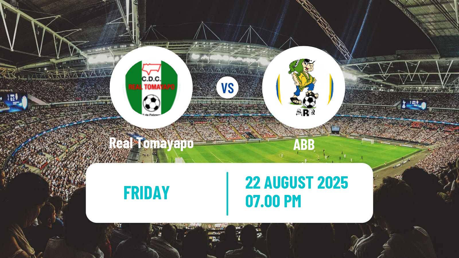 Football Bolivian Division Profesional Real Tomayapo - ABB