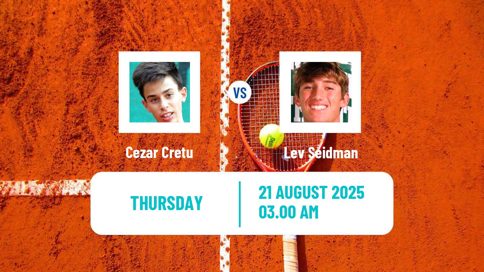 Tennis ITF M15 Arad Men Cezar Cretu - Lev Seidman