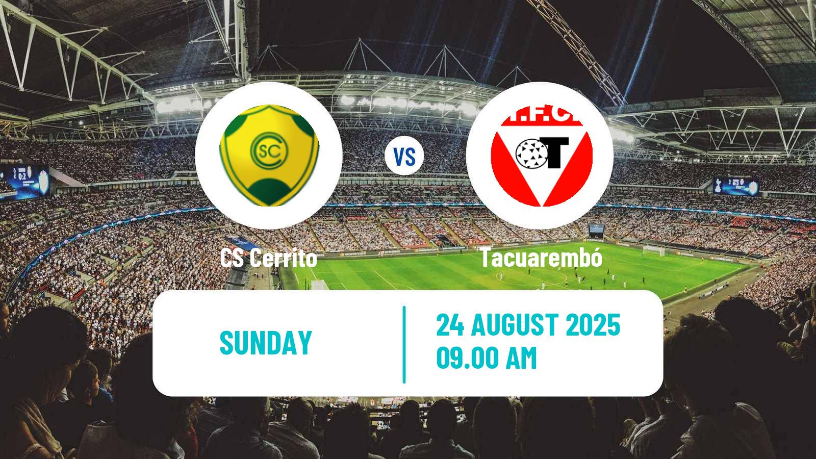 Football Uruguayan Segunda Division Cerrito - Tacuarembó