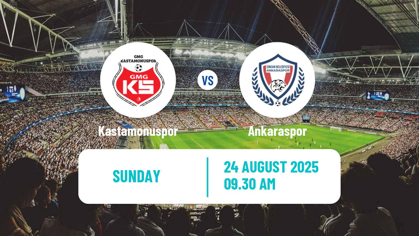Football Turkish Second League White Group Kastamonuspor - Ankaraspor