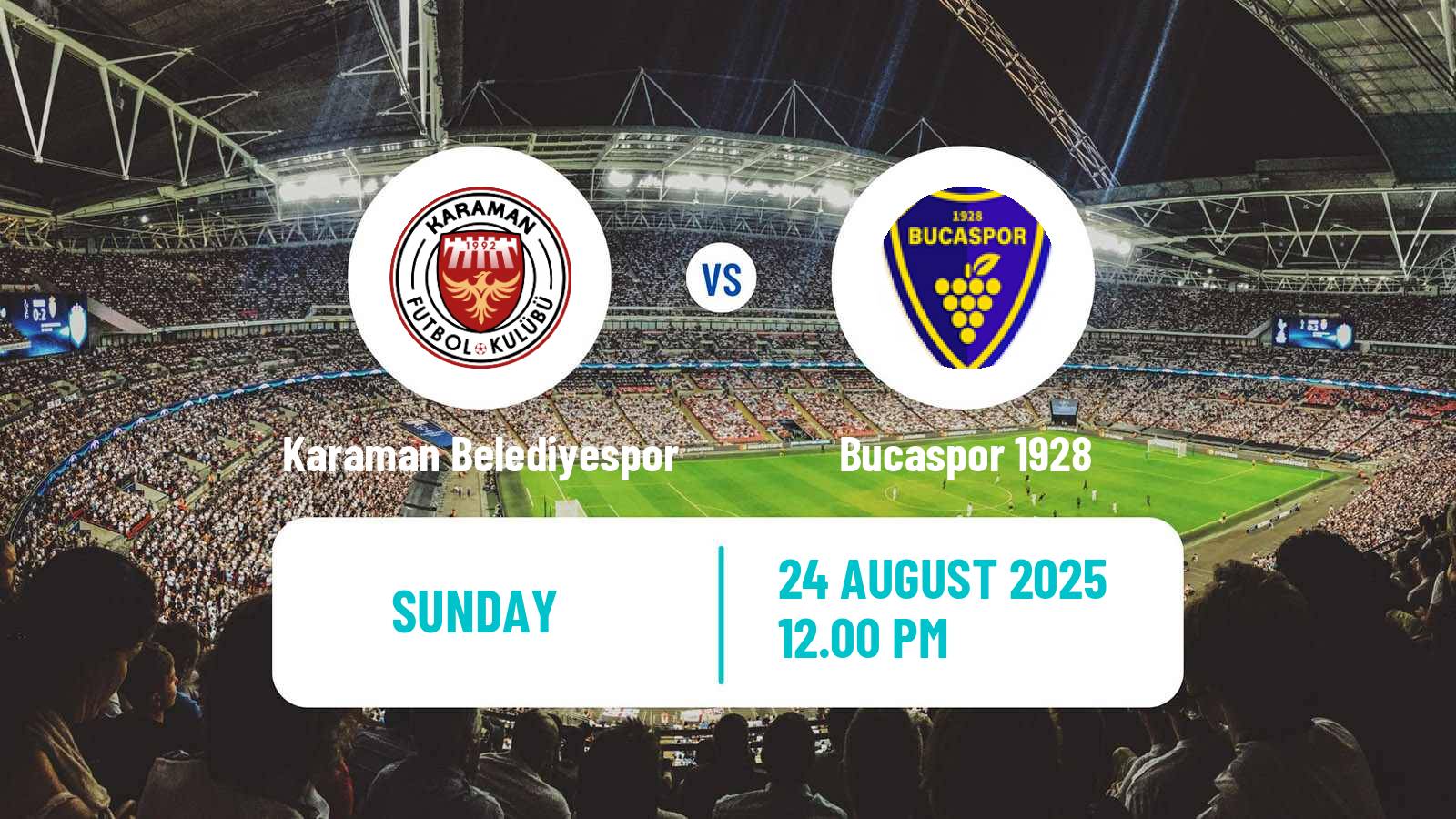 Football Turkish Second League White Group Karaman Belediyespor - Bucaspor 1928