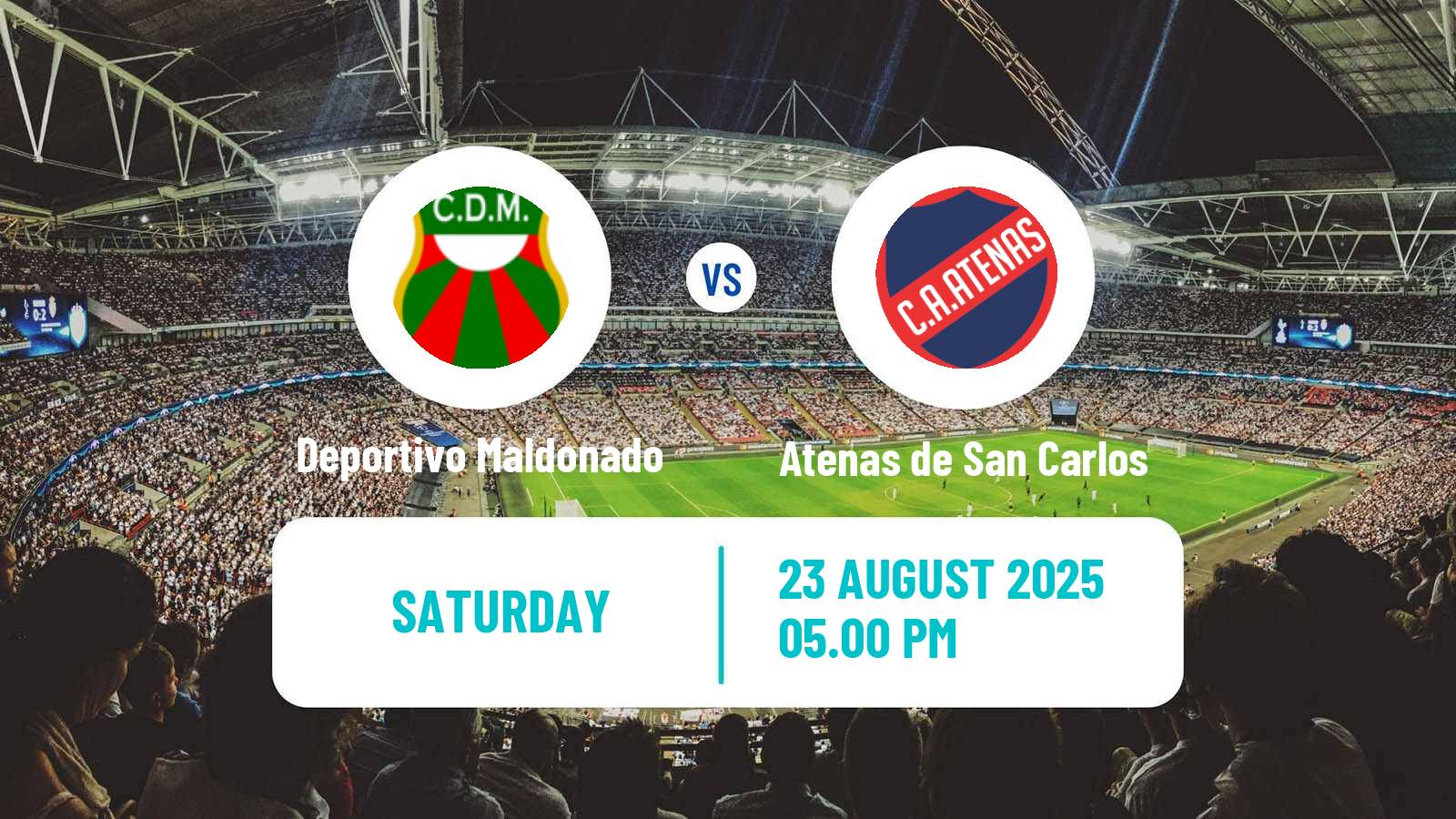 Football Uruguayan Segunda Division Deportivo Maldonado - Atenas de San Carlos