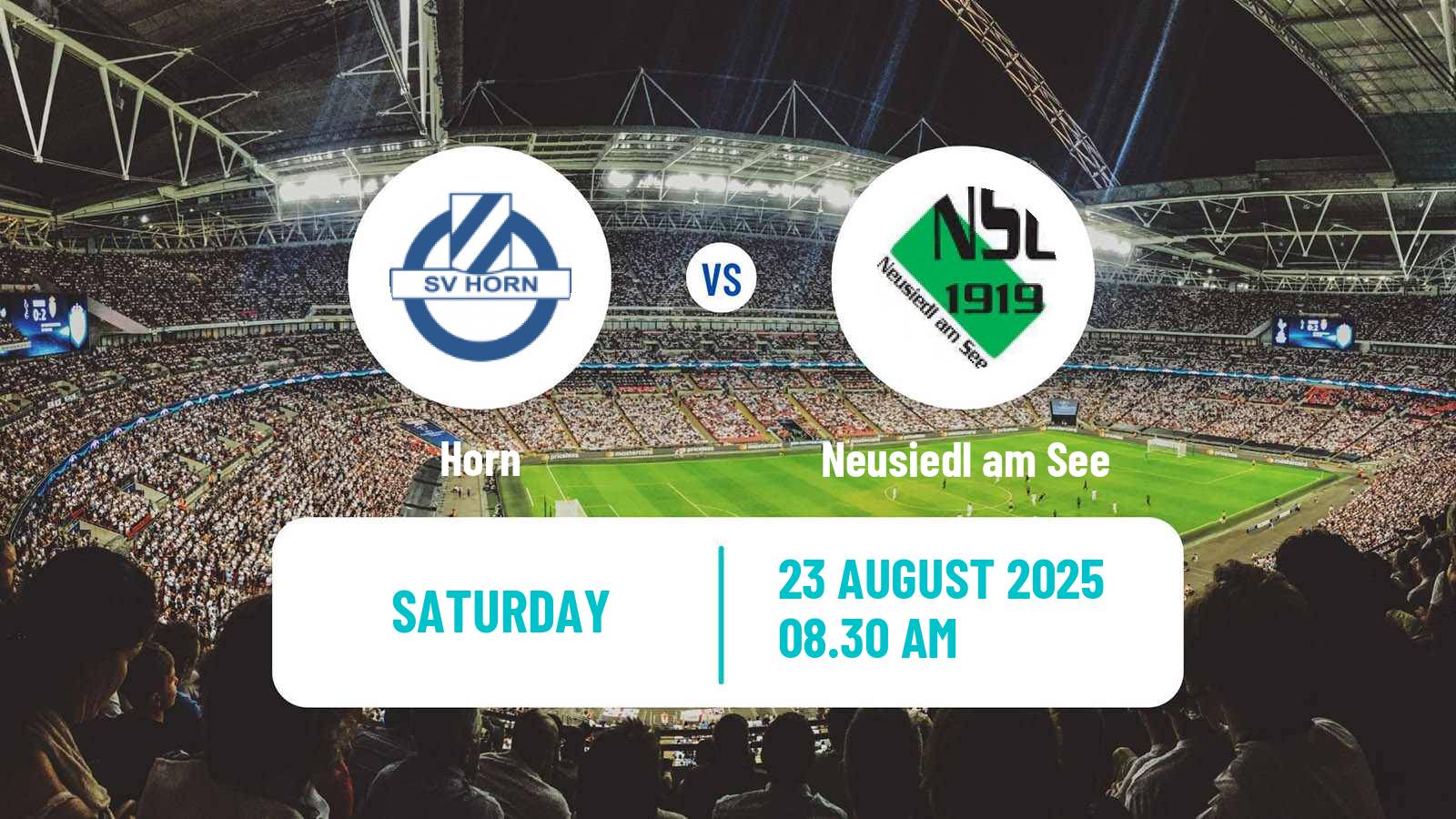 Football Austrian Regionalliga East Horn - Neusiedl am See
