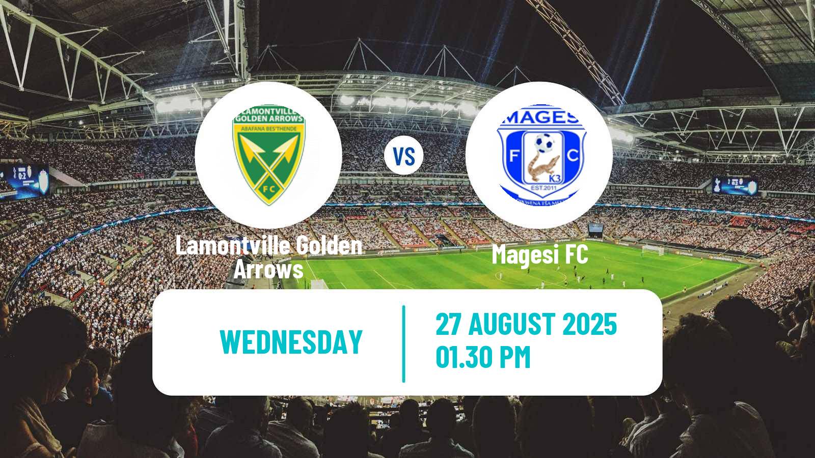 Football South African Premier Soccer League Lamontville Golden Arrows - Magesi