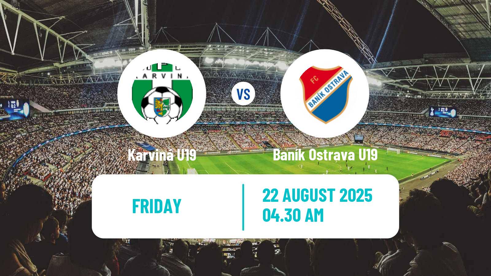 Football Czech U19 League Karviná U19 - Baník Ostrava U19
