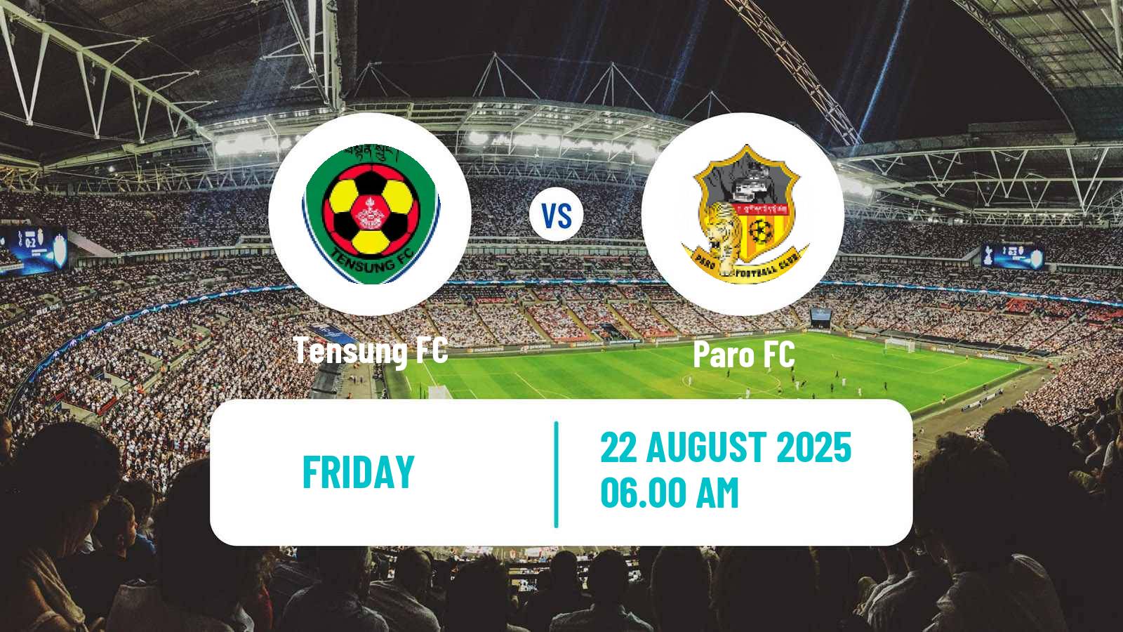 Football Bhutan Premier League Tensung - Paro