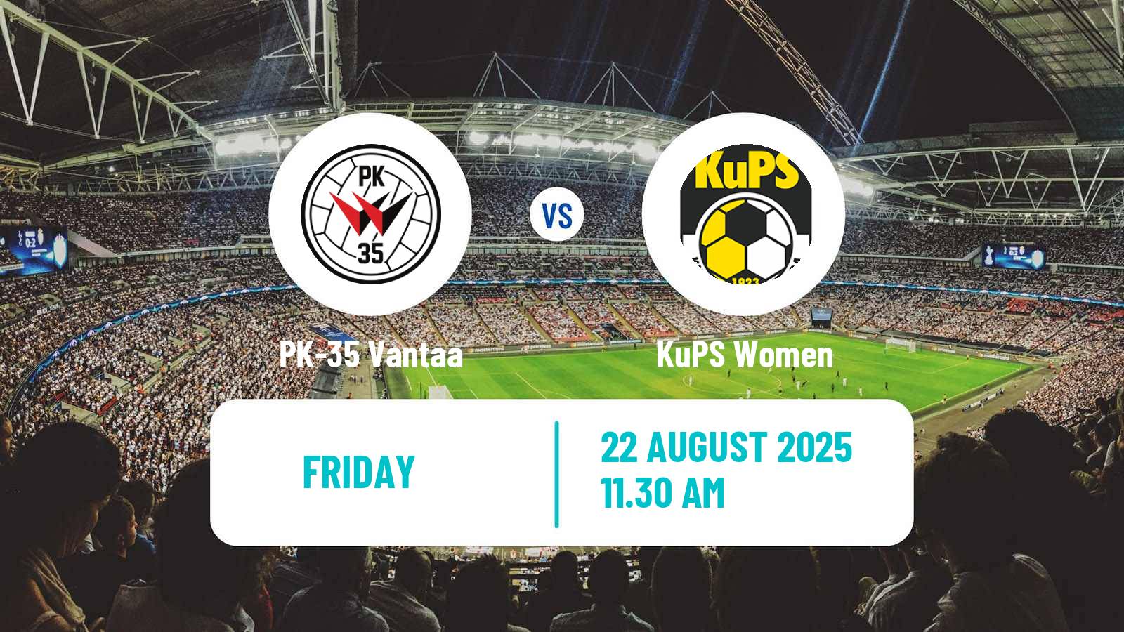 Football Finnish Kansallinen Liiga Women PK-35 Vantaa - KuPS