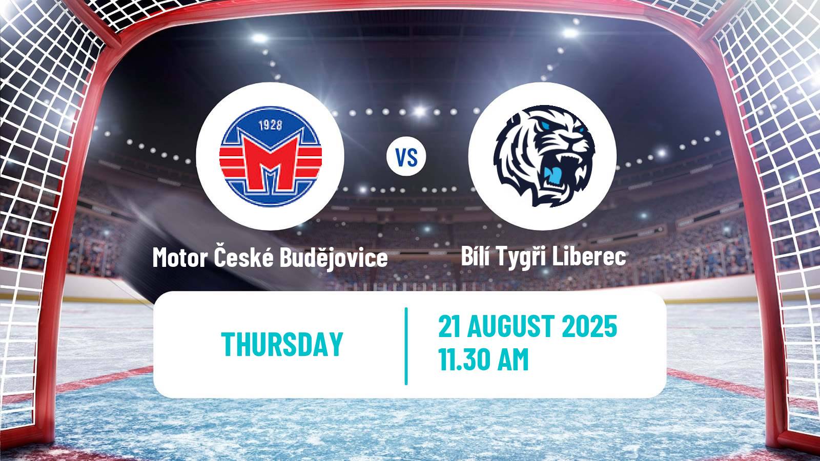 Hockey Club Friendly Ice Hockey Motor České Budějovice - Bílí Tygři Liberec