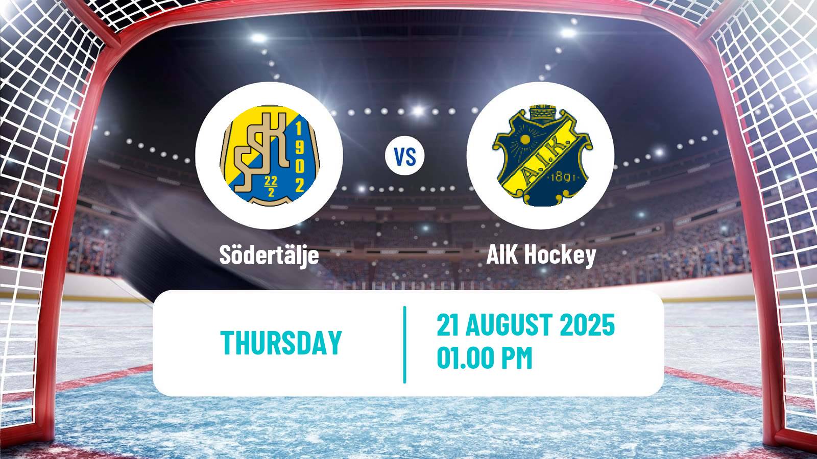 Hockey Club Friendly Ice Hockey Södertälje - AIK