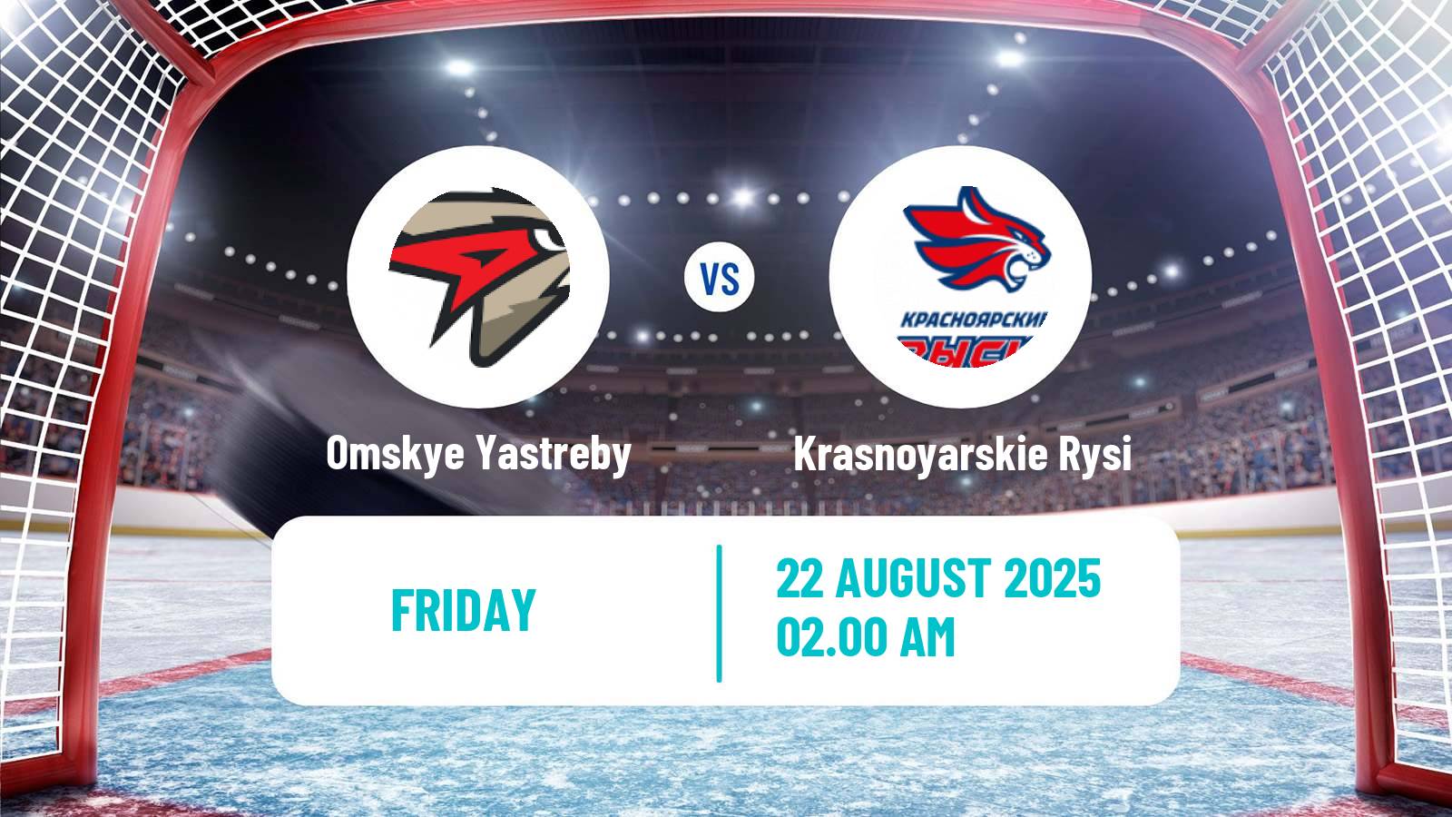 Hockey Club Friendly Ice Hockey Omskye Yastreby - Krasnoyarskie Rysi