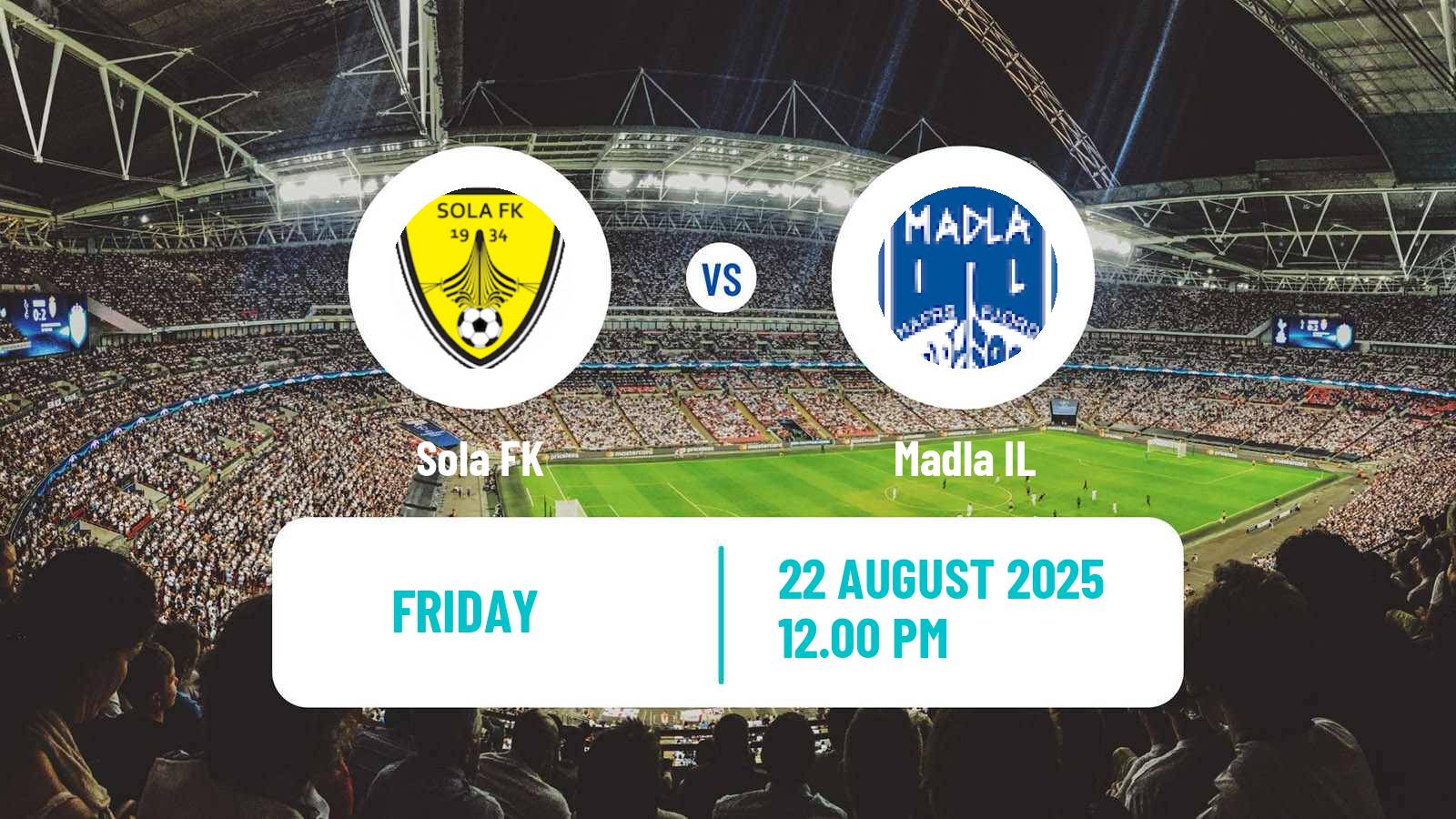 Football Norwegian Division 3 - Group 5 Sola - Madla