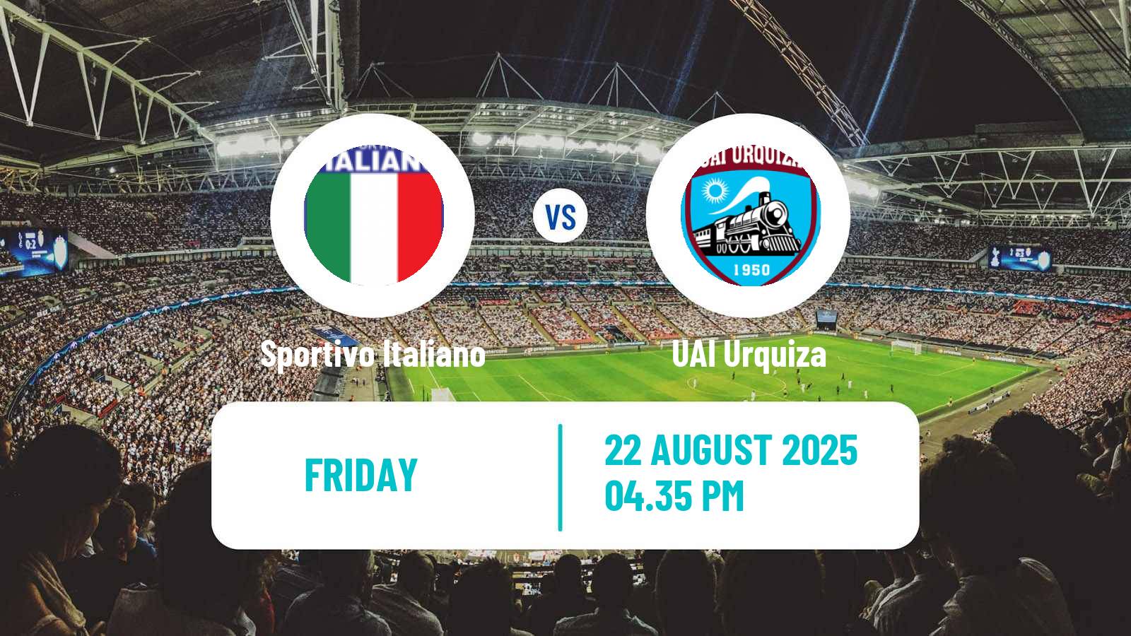 Football Argentinian Primera B Sportivo Italiano - UAI Urquiza