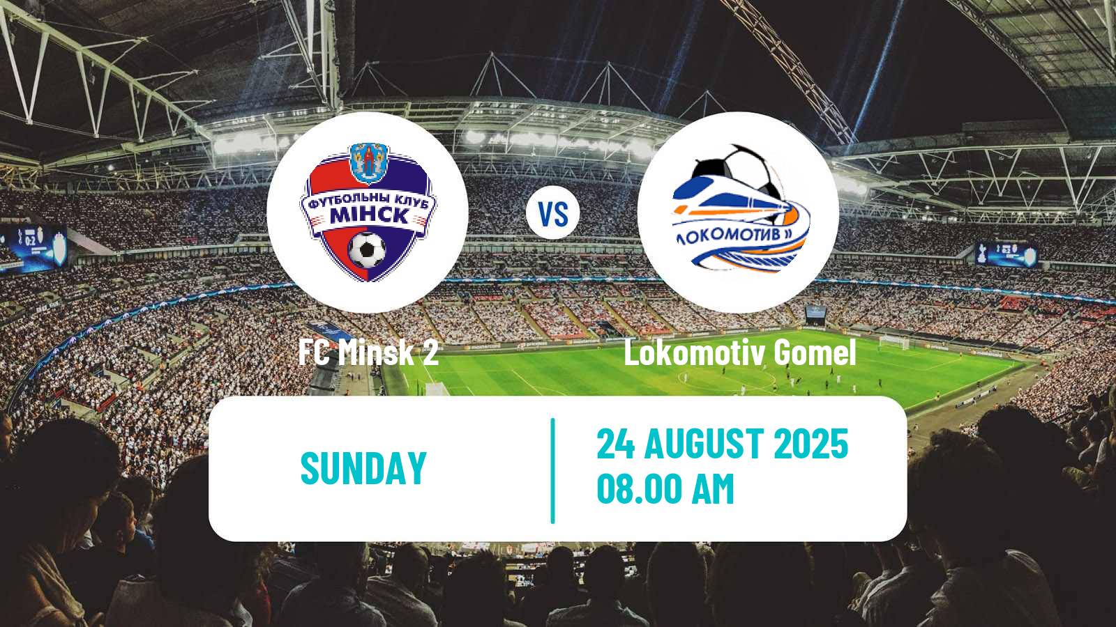 Football Belarusian Pershaya Liga Minsk 2 - Lokomotiv Gomel