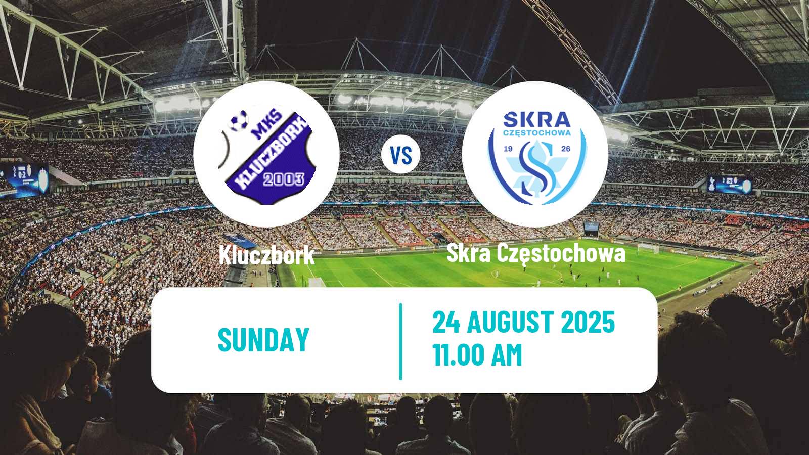Football Polish Division 3 - Group III Kluczbork - Skra Częstochowa