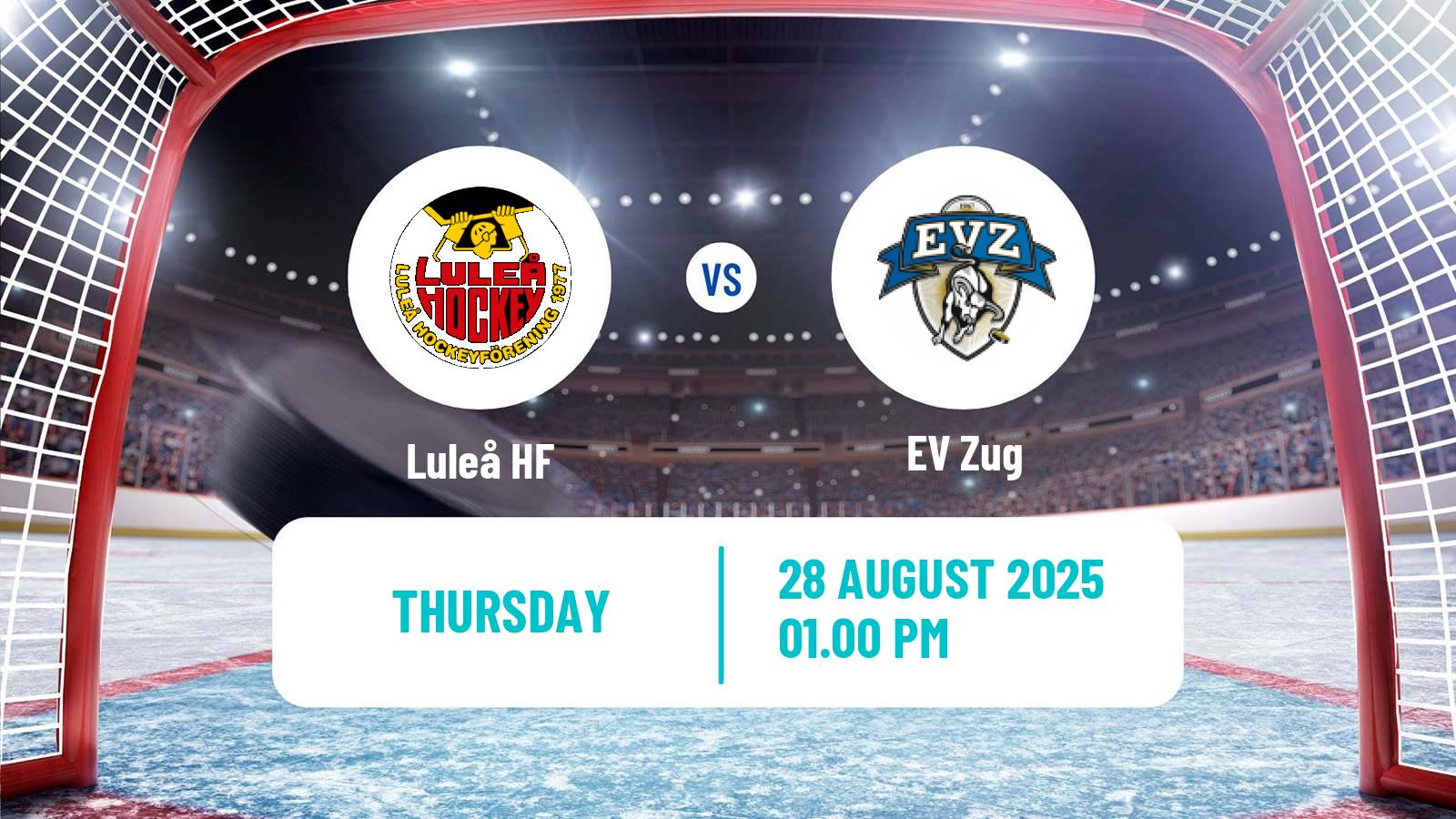 Hockey Champions League Ice Hockey Luleå - EV Zug