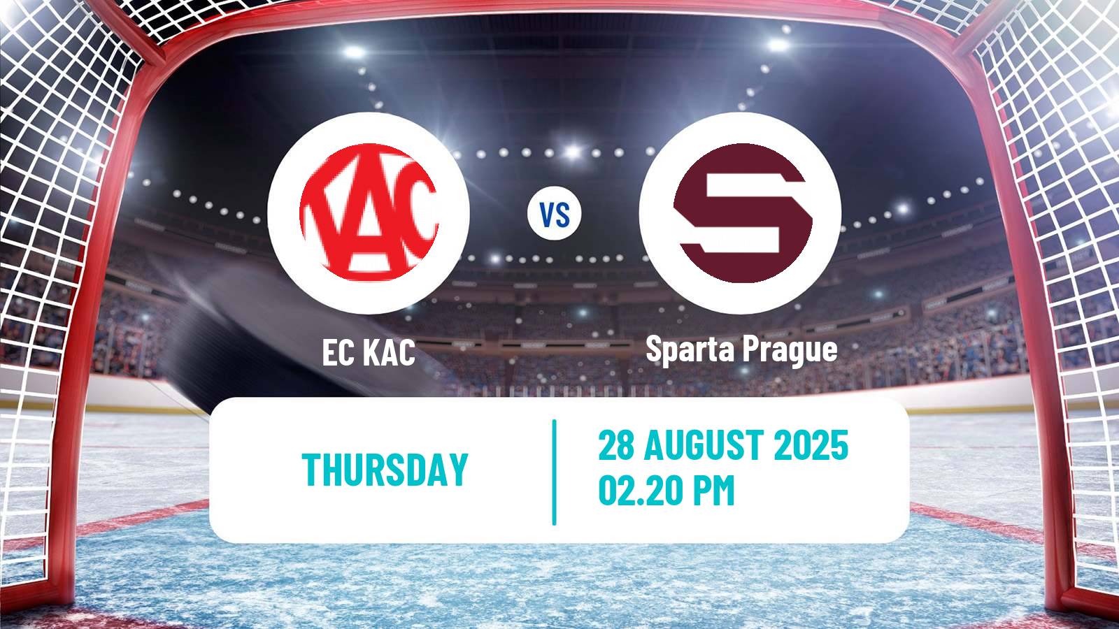 Hockey Champions League Ice Hockey EC KAC - Sparta Prague