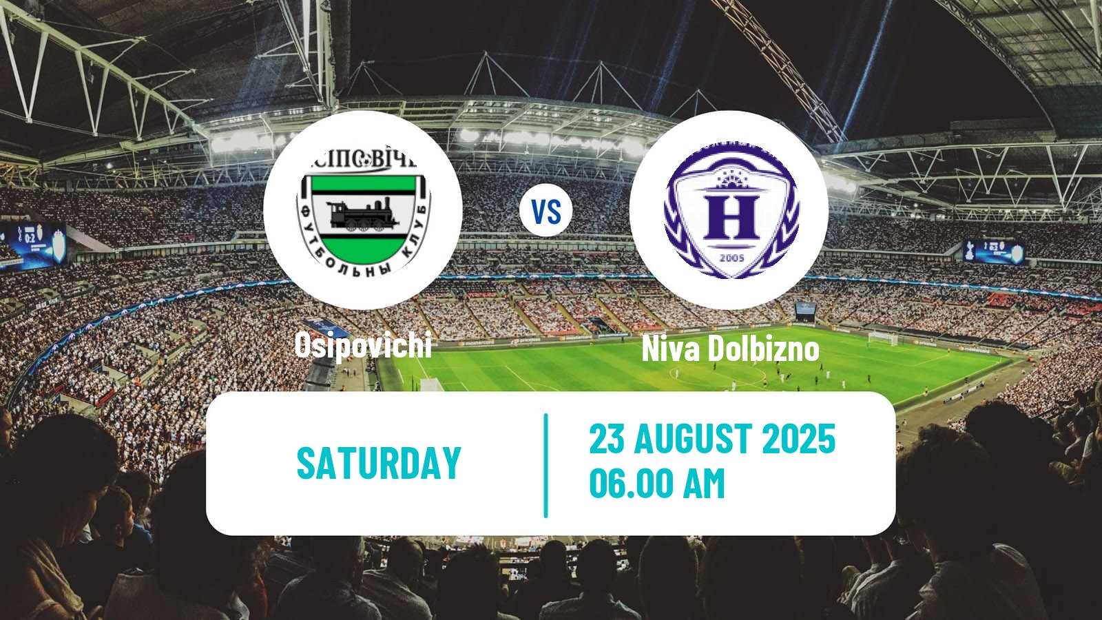 Football Belarusian Pershaya Liga Osipovichi - Niva Dolbizno
