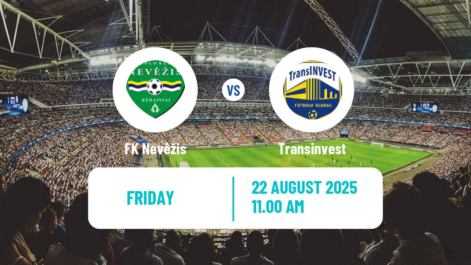 Football Lithuanian Division 2 Nevėžis - Transinvest