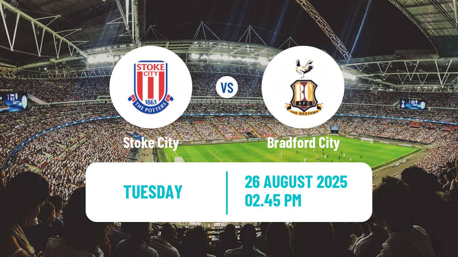 Football English League Cup Stoke City - Bradford City