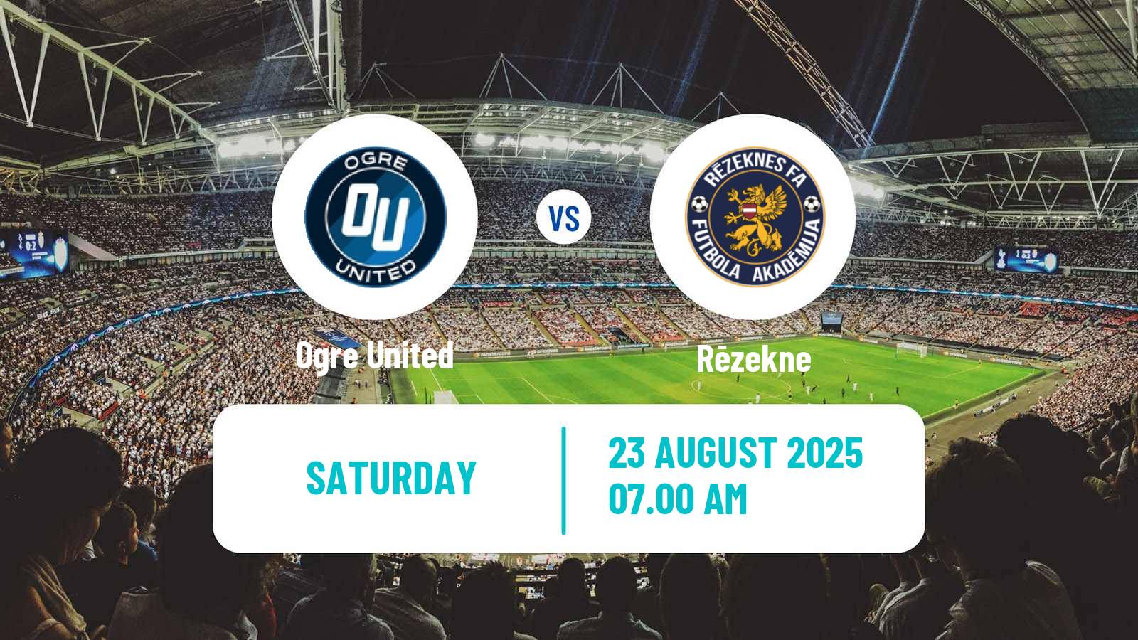 Football Latvian 1 Liga Ogre United - Rēzekne