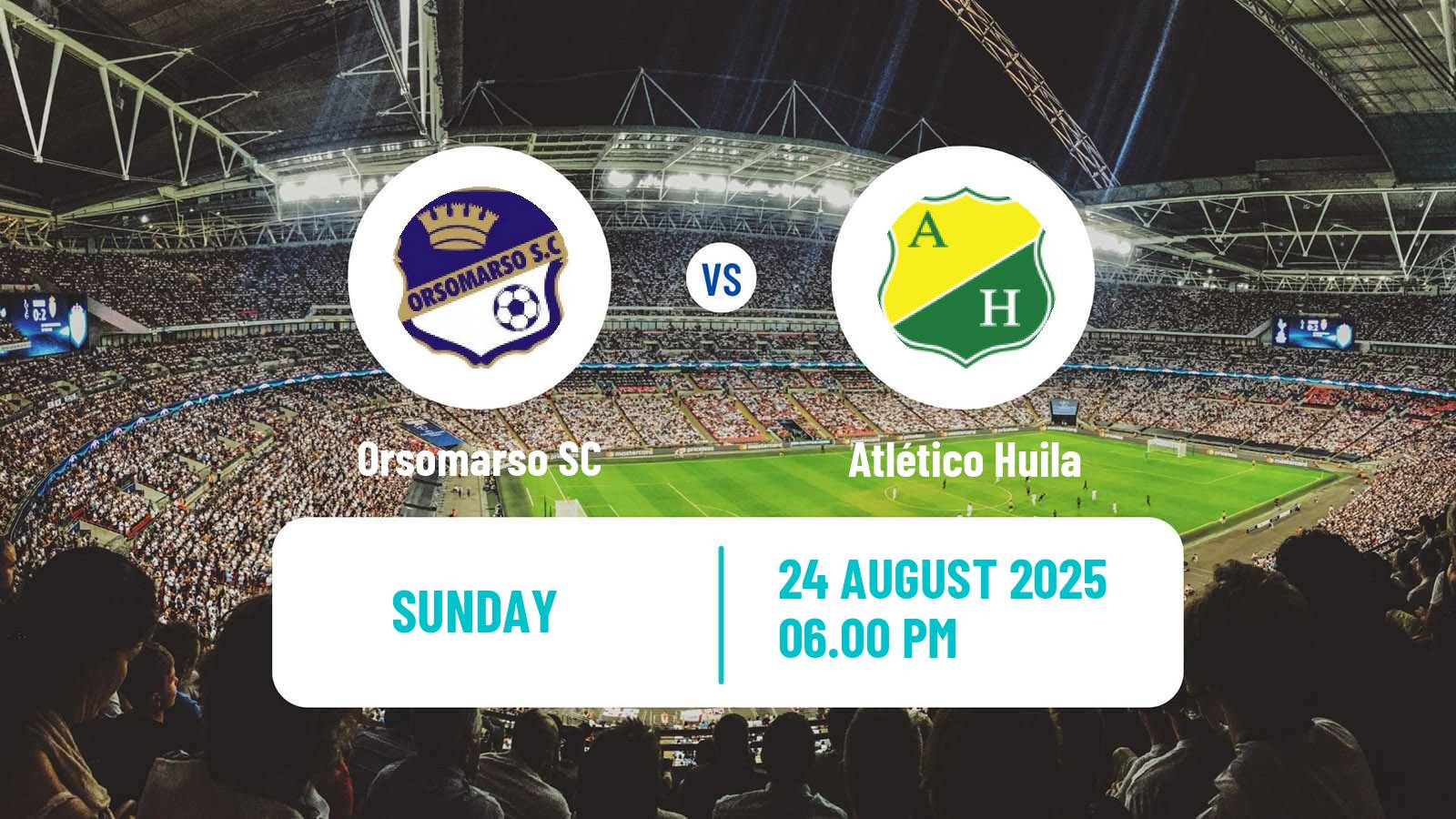 Football Colombian Primera B Orsomarso - Atlético Huila