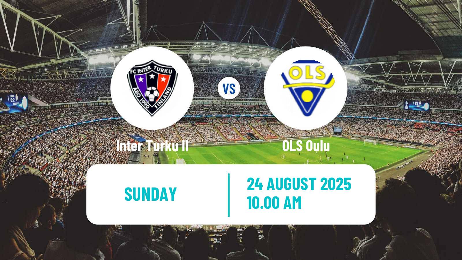 Football Finnish Ykkonen Inter Turku II - OLS