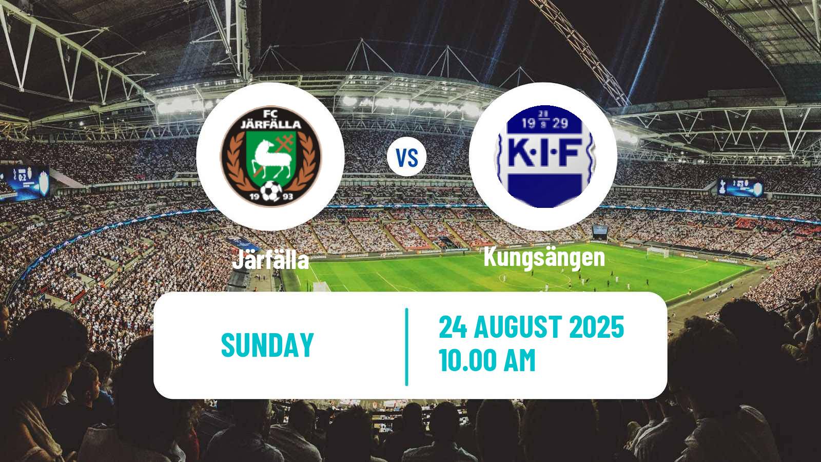 Football Swedish Division 2 - Norra Svealand Järfälla - Kungsängen