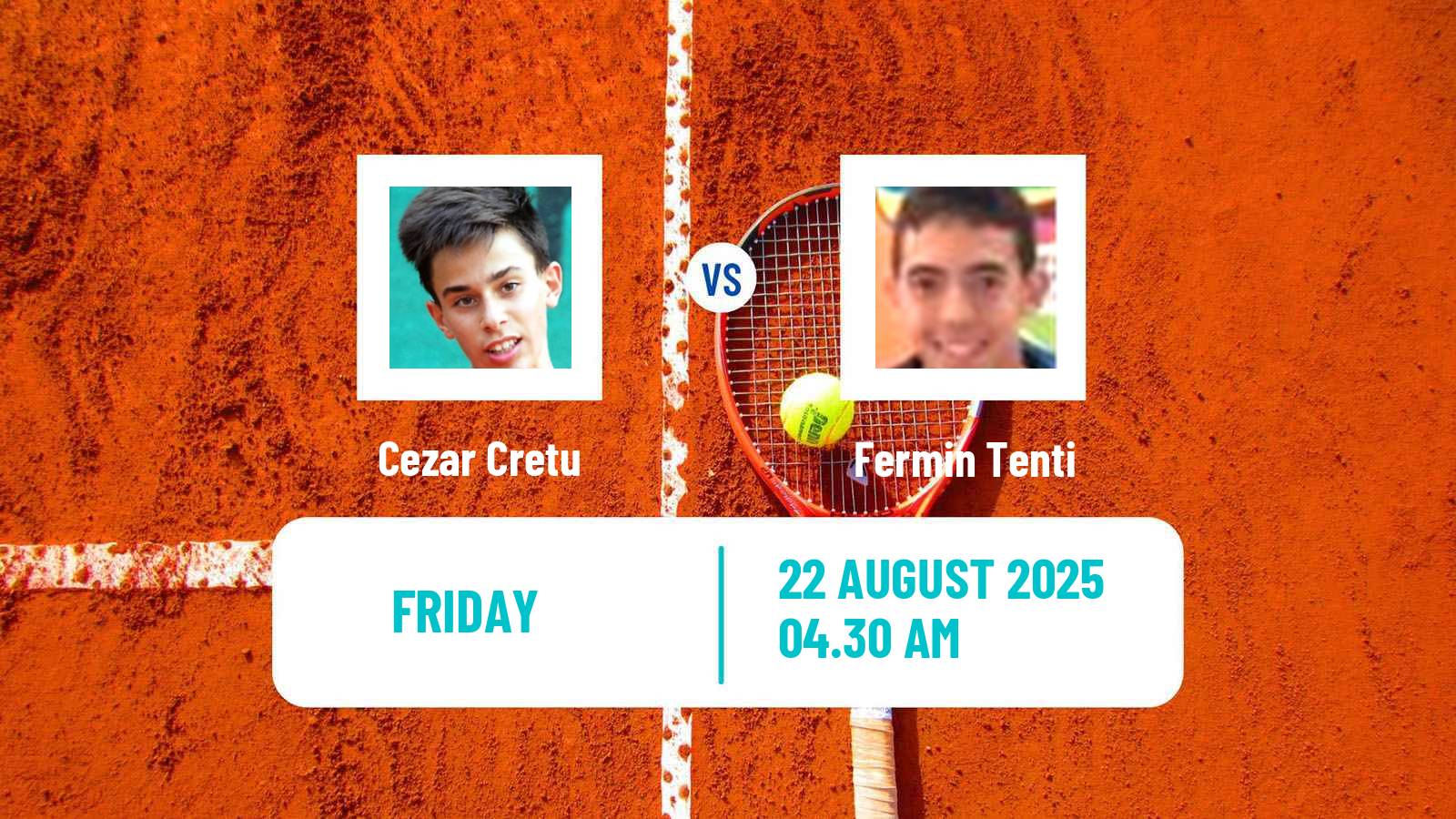 Tennis ITF M15 Arad Men Cezar Cretu - Fermin Tenti