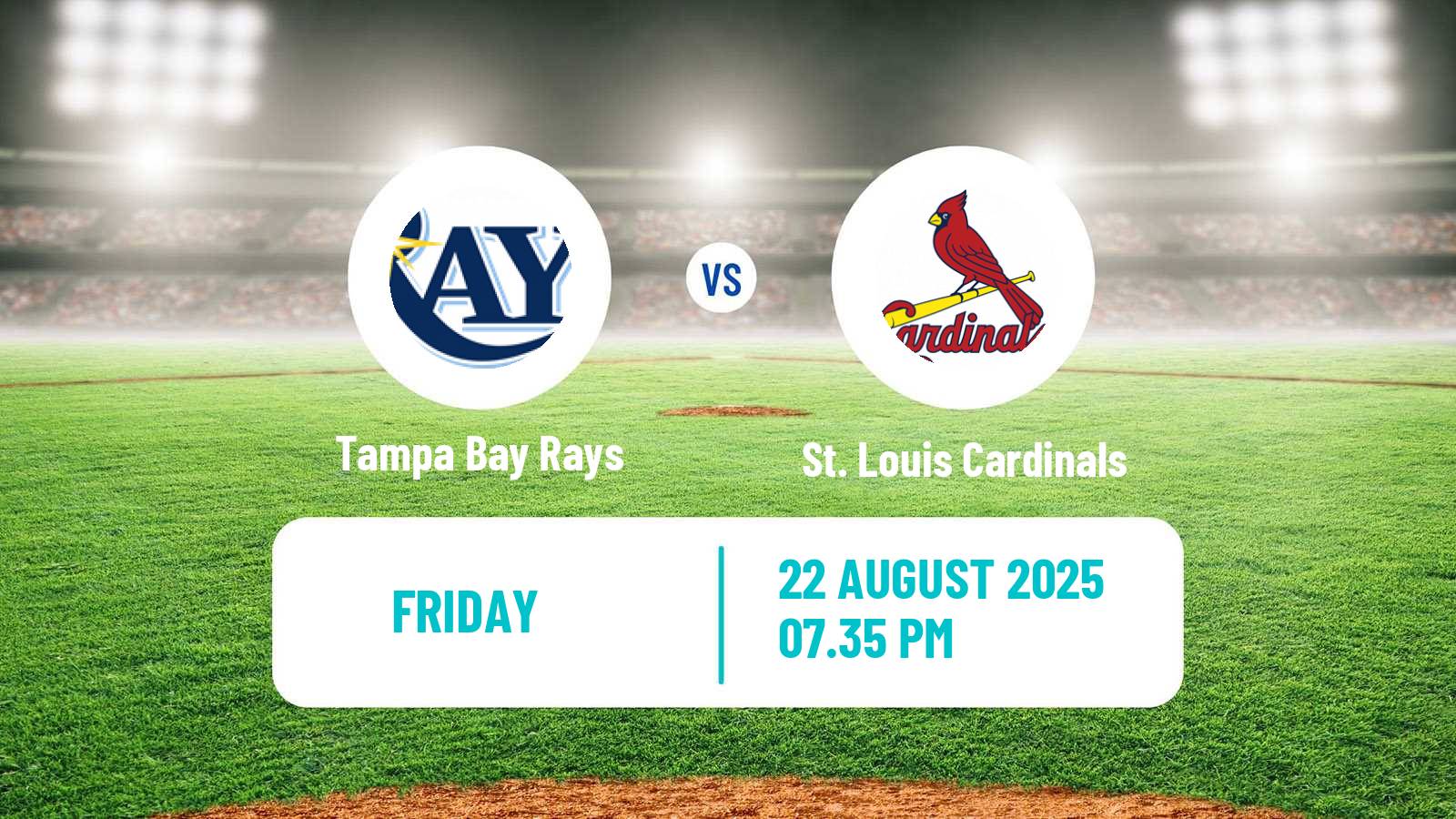 Baseball MLB Tampa Bay Rays - St. Louis Cardinals