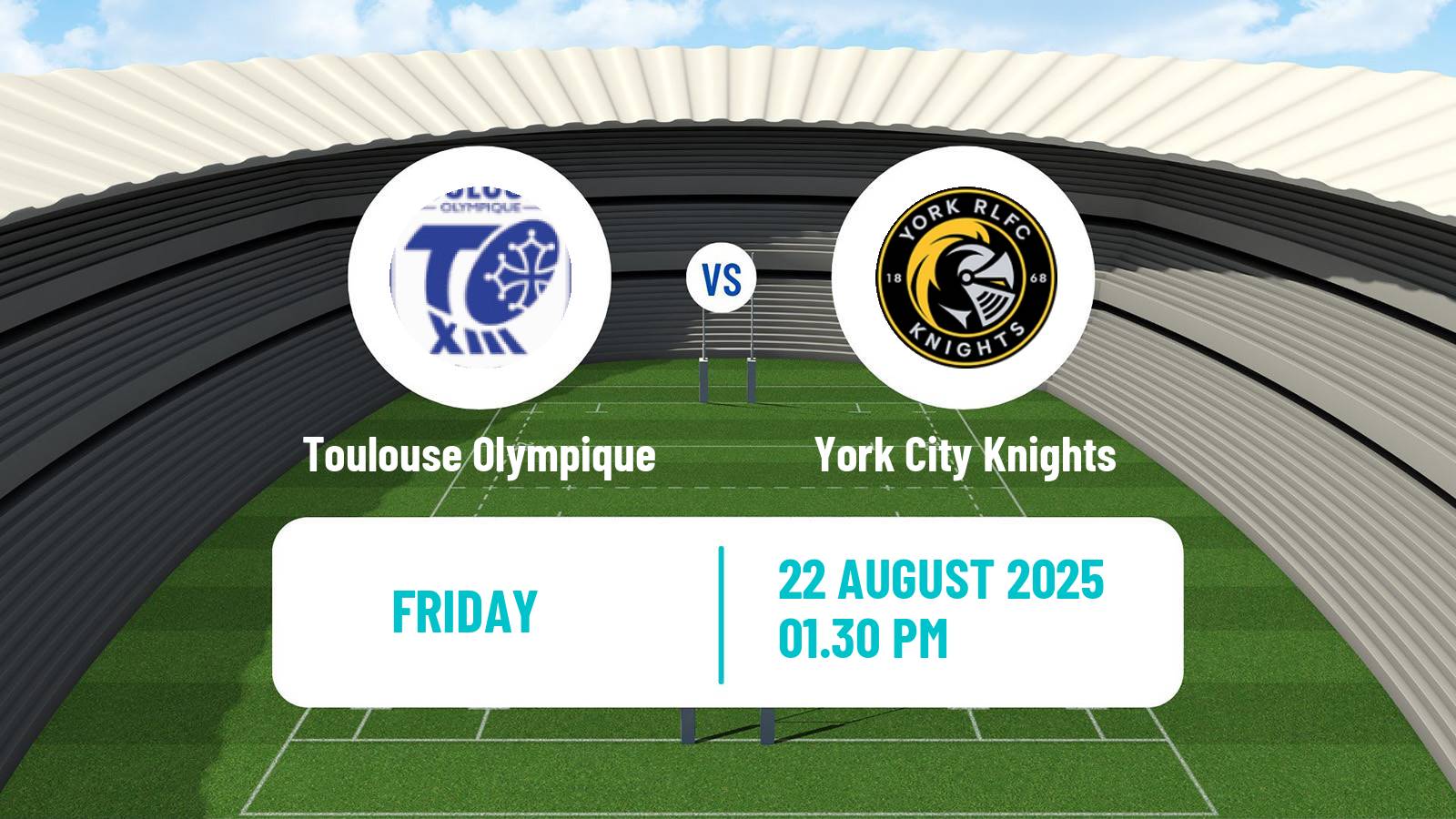 Rugby league English Championship Rugby League Toulouse Olympique - York City Knights