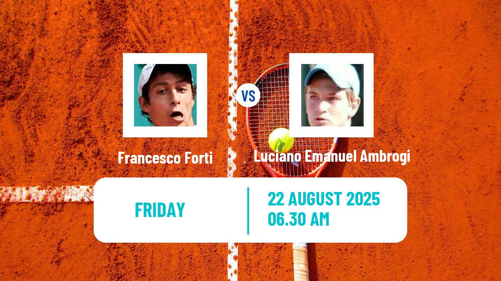 Tennis ITF M25 Lesa Men Francesco Forti - Luciano Emanuel Ambrogi
