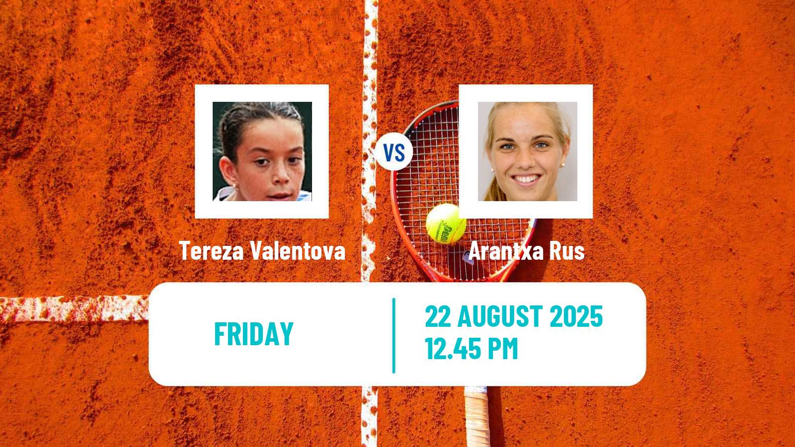Tennis WTA US Open Tereza Valentova - Arantxa Rus