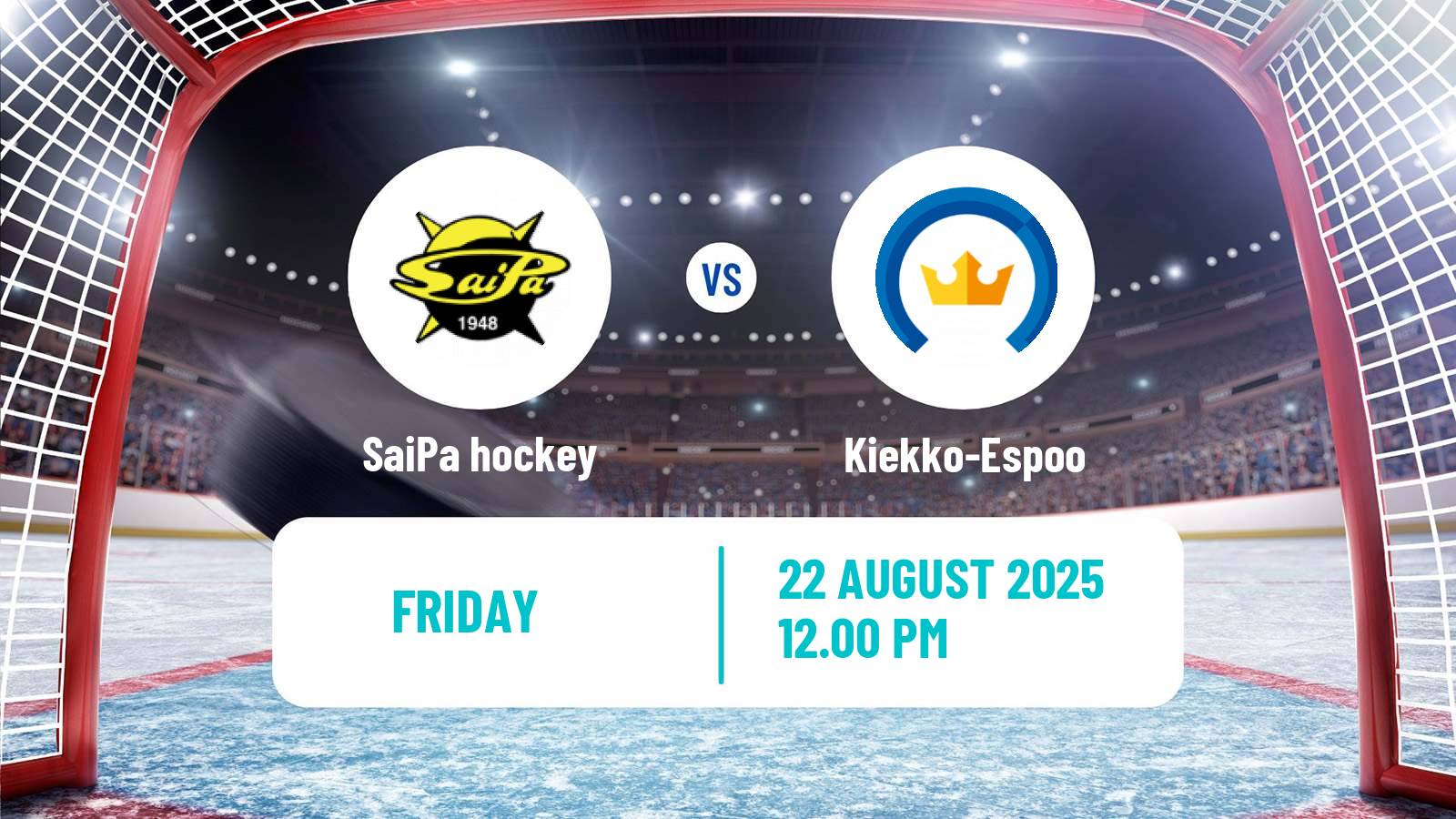Hockey Club Friendly Ice Hockey SaiPa - Kiekko-Espoo