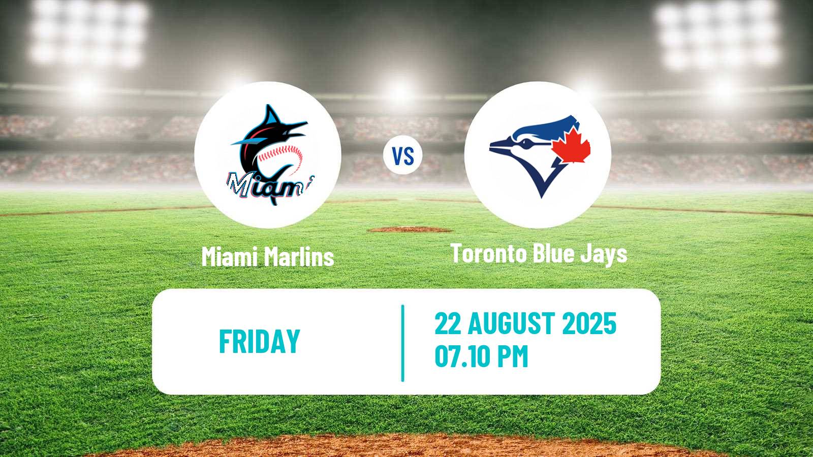 Baseball MLB Miami Marlins - Toronto Blue Jays