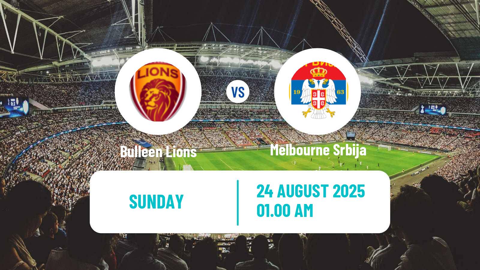 Football Australian Victoria Premier League Bulleen Lions - Melbourne Srbija