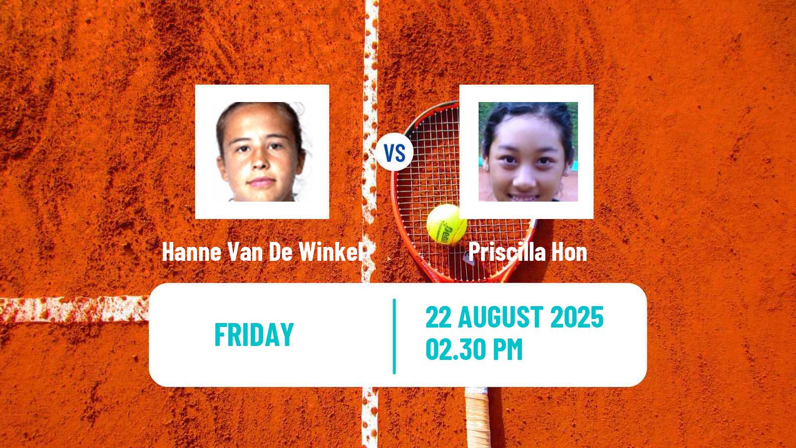 Tennis WTA US Open Hanne Van De Winkel - Priscilla Hon