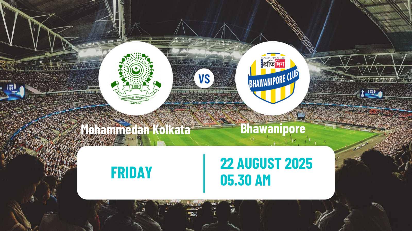 Football Calcutta Premier Division Mohammedan Kolkata - Bhawanipore