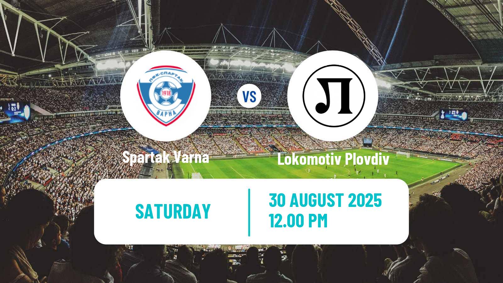 Football Bulgarian Parva Liga Spartak Varna - Lokomotiv Plovdiv