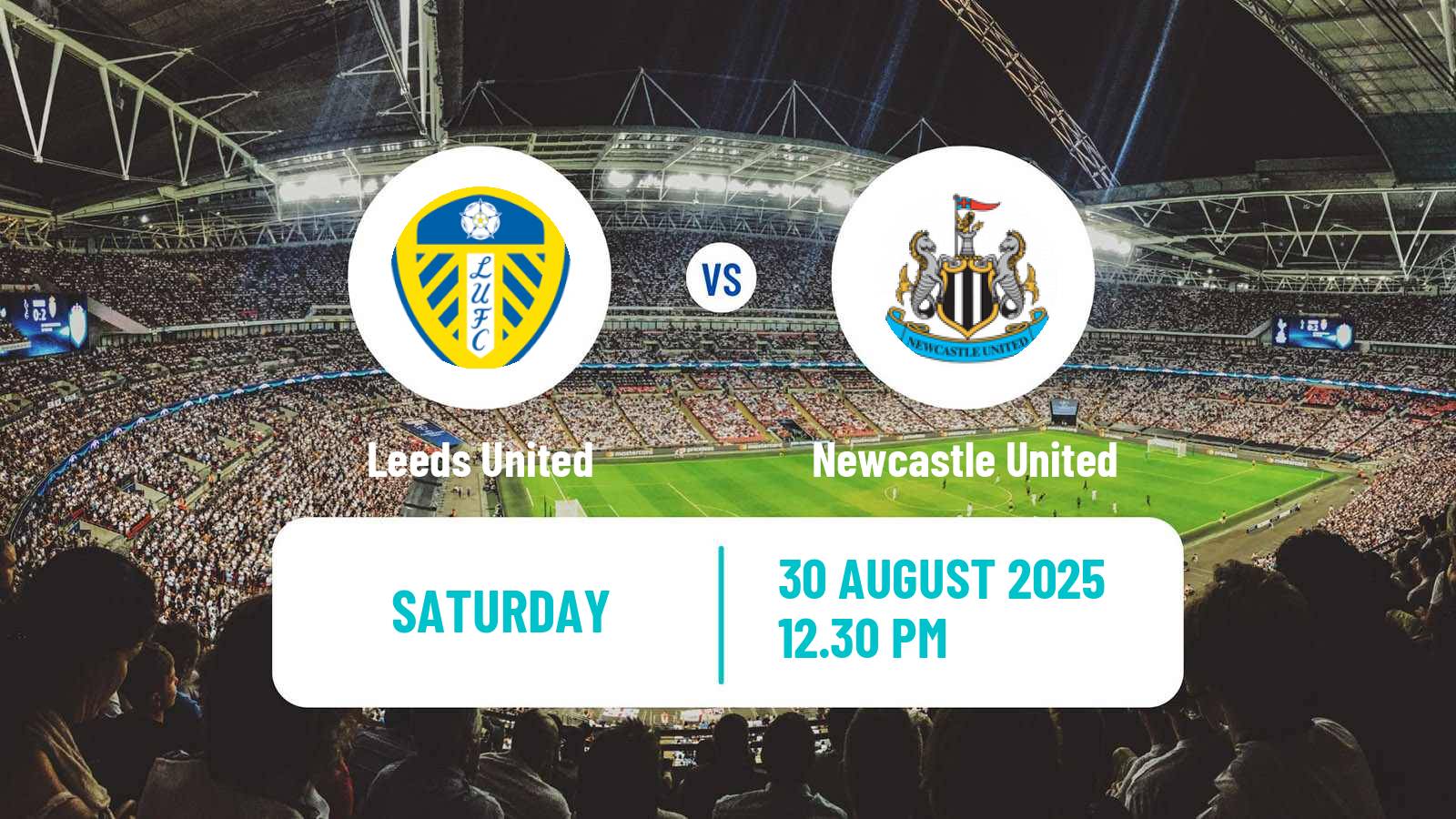 Football English Premier League Leeds United - Newcastle United
