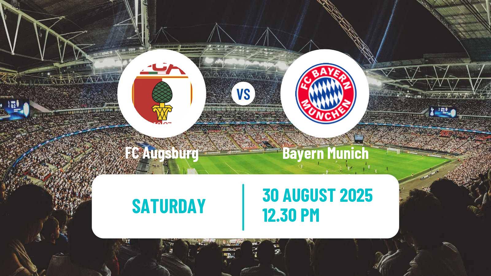 Football German Bundesliga Augsburg - Bayern Munich