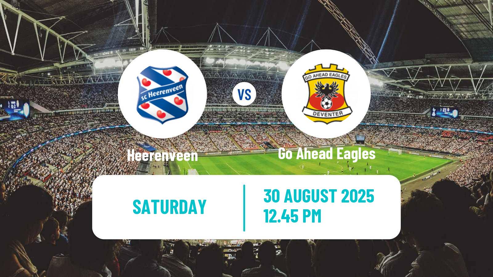 Football Dutch Eredivisie Heerenveen - Go Ahead Eagles