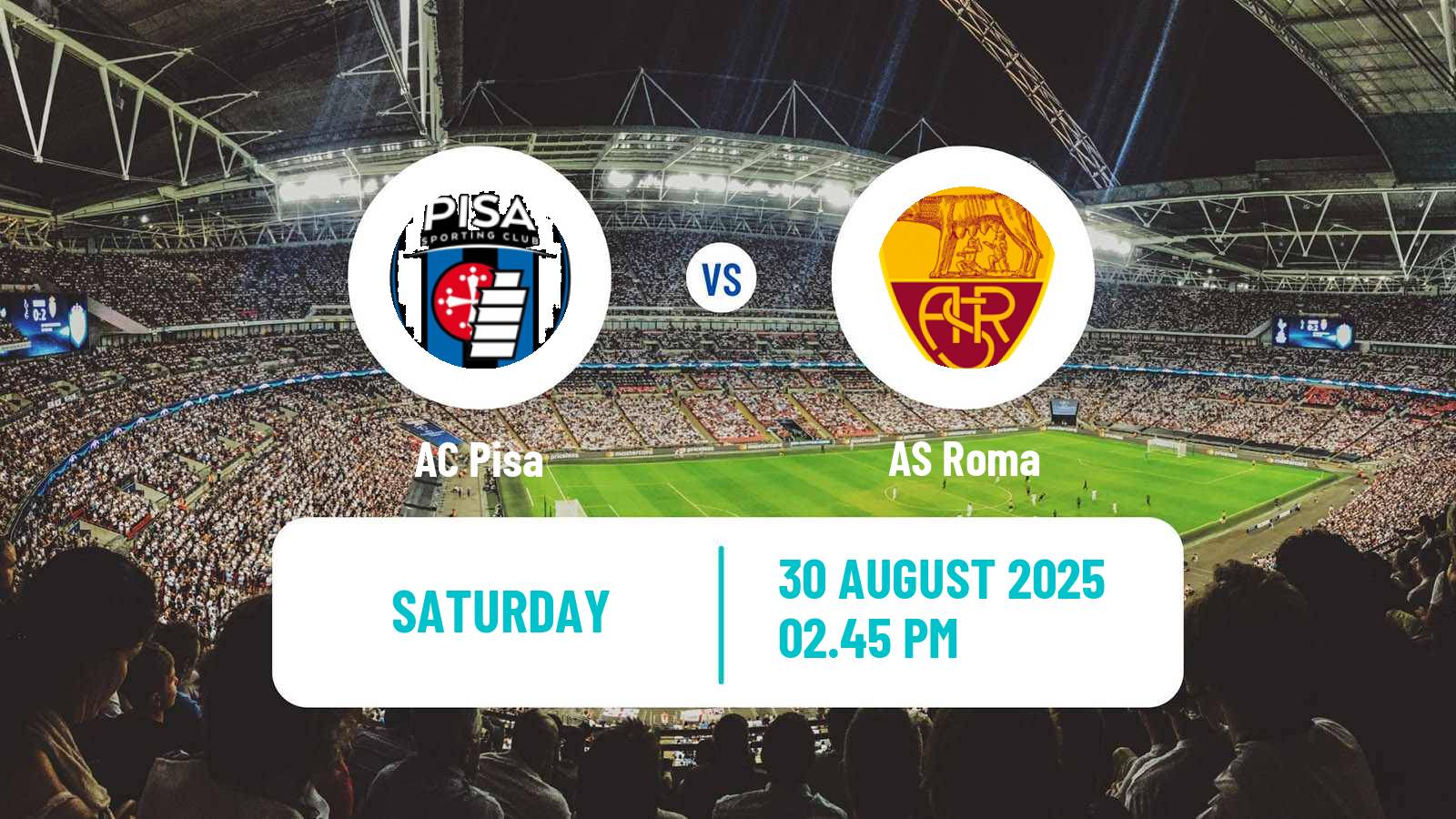 Football Italian Serie A Pisa - Roma