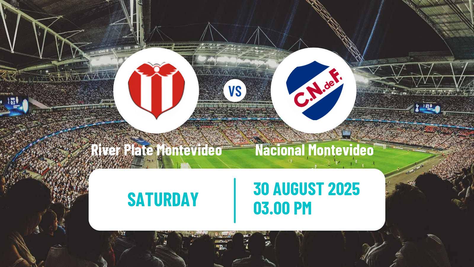Football Uruguayan Primera Division River Plate Montevideo - Nacional Montevideo