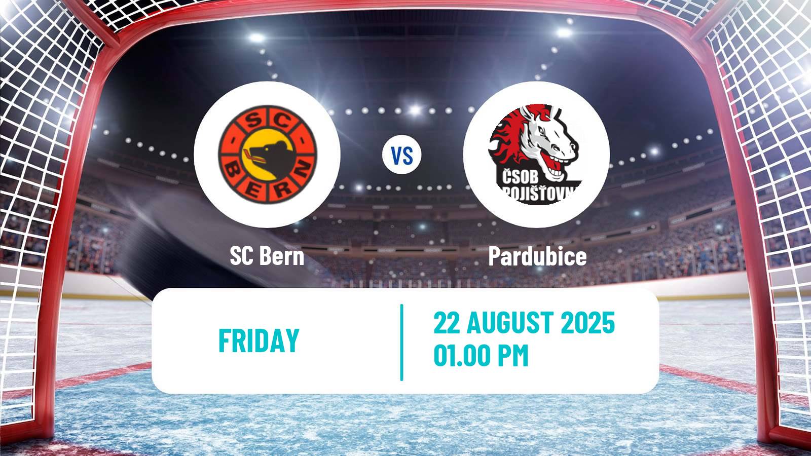 Hockey Club Friendly Ice Hockey Bern - Pardubice