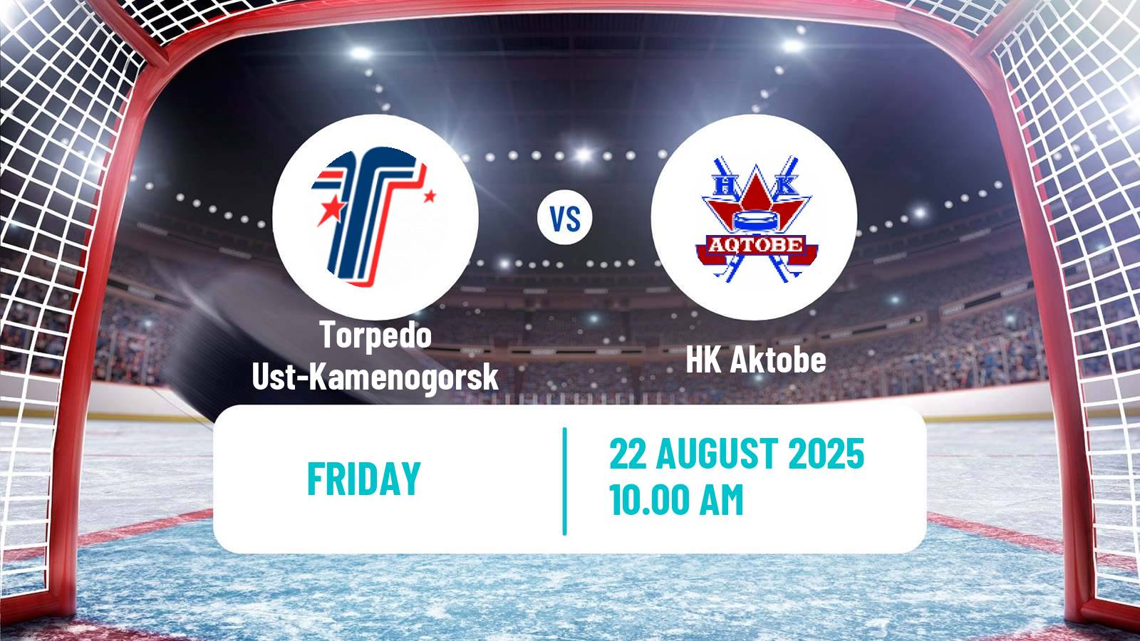 Hockey Kazakh Ice Hockey Cup Torpedo Ust-Kamenogorsk - Aktobe