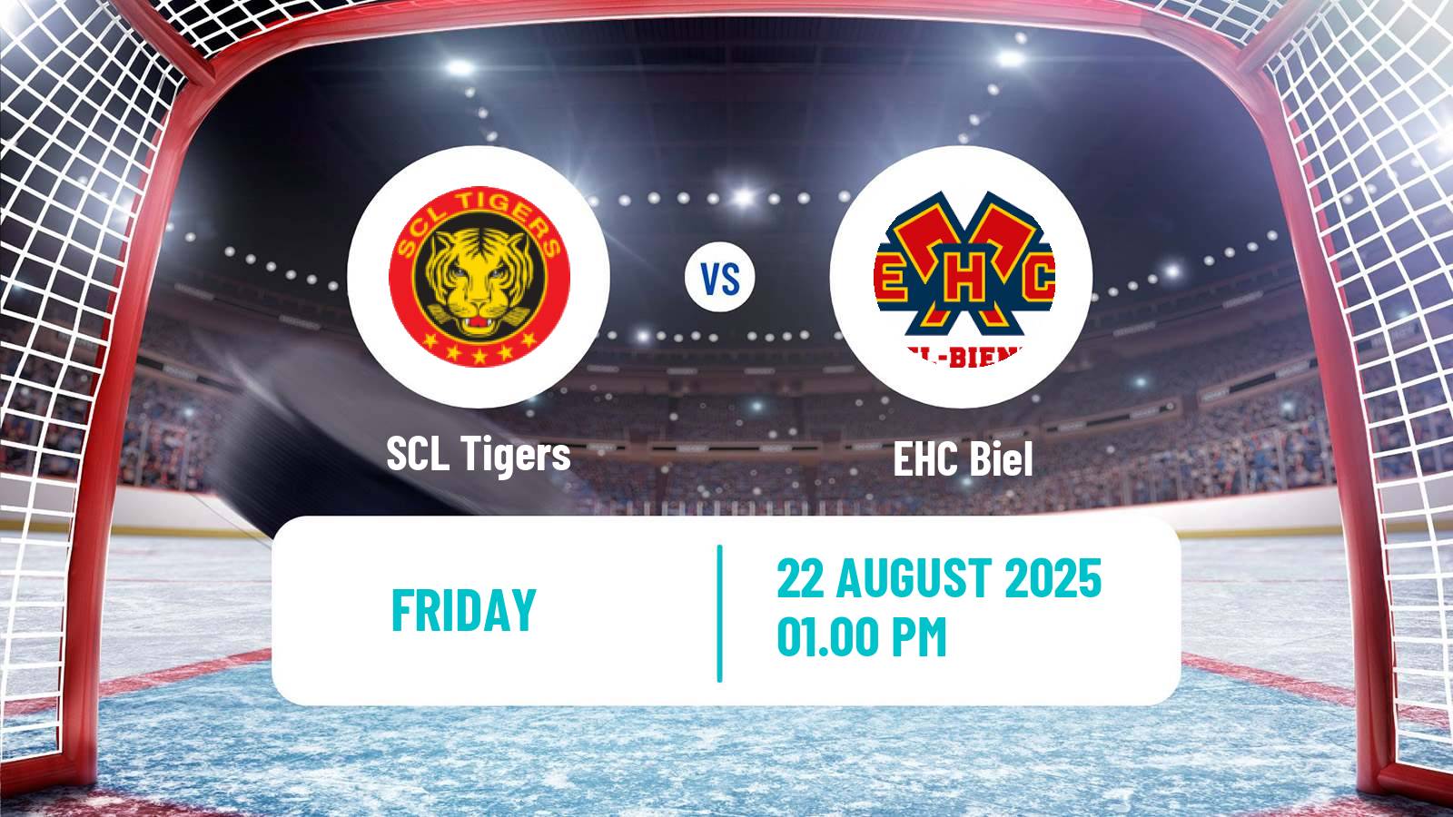 Hockey Club Friendly Ice Hockey SCL Tigers - Biel